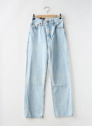 Blugi cu croială dreaptă albastru LEVIS femeie