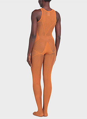 Salopetă-pantalon fără mâneci fără mâneci portocalie WOLFORD femeie