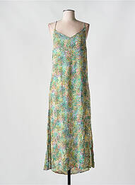 Rochie midi imprimeu fantezie bretele subțiri verde VERO MODA femeie