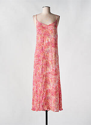 Rochie midi roz VERO MODA femeie