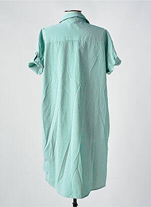Rochie scurtă mâneci scurte mâneci scurte verde LILI SIDONIO femeie