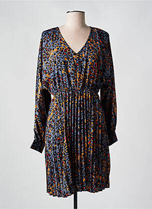 Rochie scurtă mâneci lungi mâneci lungi gri LOLA ESPELETA femeie