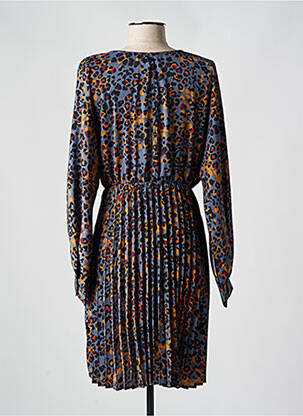 Rochie scurtă mâneci lungi mâneci lungi gri LOLA ESPELETA femeie