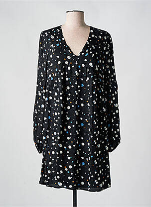 Rochie scurtă croială evazată mâneci lungi negru LOLA ESPELETA femeie