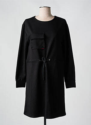 Rochie scurtă mâneci lungi mâneci lungi negru MD'M femeie