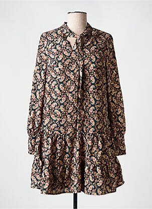 Rochie scurtă mâneci lungi mâneci lungi negru MOLLY BRACKEN femeie