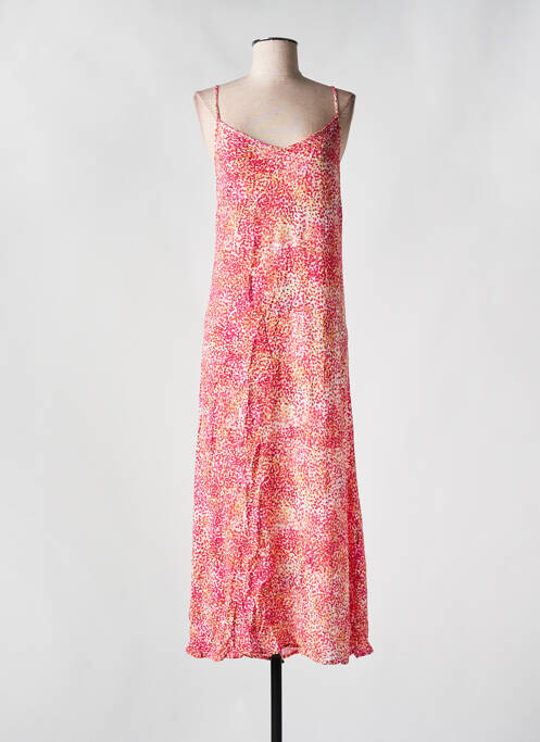 Rochie midi roz VERO MODA femeie