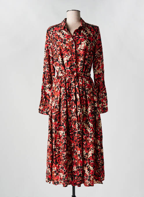 Rochie midi portocaliu LOLA ESPELETA femeie