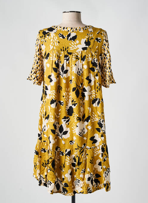 Rochie scurtă galben LOLA ESPELETA femeie