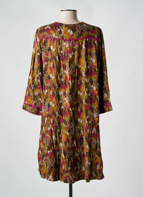 Rochie scurtă maro LOLA ESPELETA femeie