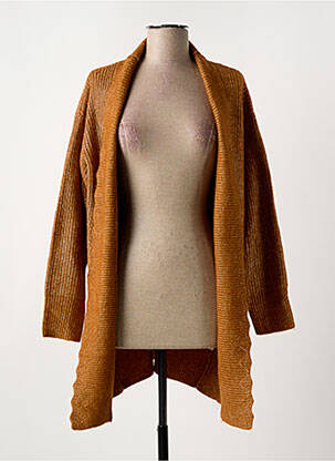 Vestă cu mâneci lungi maro MD'M femeie