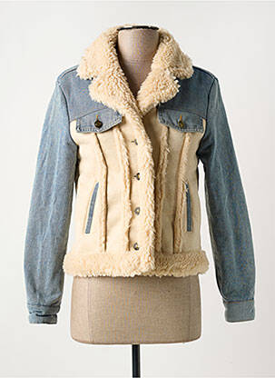 Jachete casual guler tip costum albastru CIMINY femeie