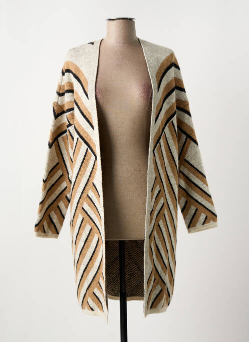 Vestă cu mâneci lungi bej PAZ TORRAS femeie