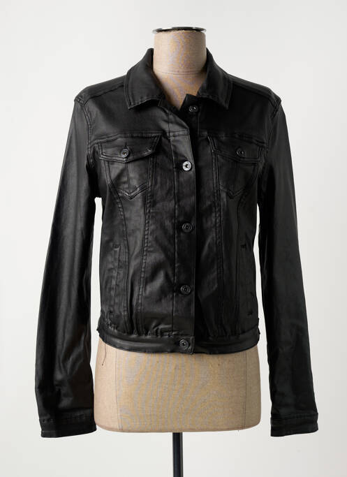 Geci din piele ecologică negru PLACE DU JOUR femeie