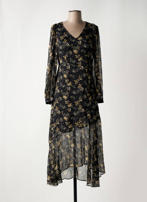 Rochie lungă negru LE TEMPS DES CERISES femeie