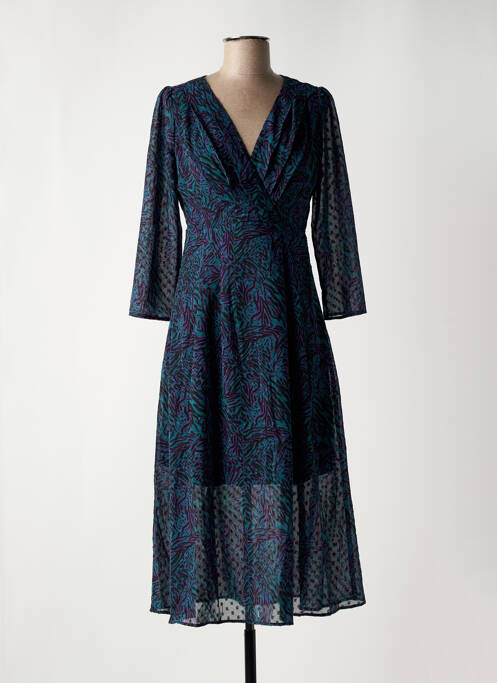 Rochie midi verde LOLA ESPELETA femeie