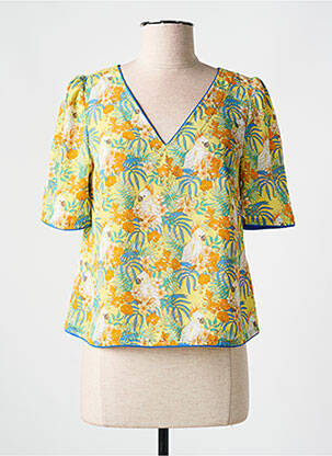 Top galben HIPPOCAMPE femeie