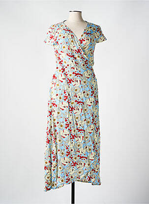 Rochie lungă albastru HIPPOCAMPE femeie