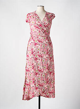 Rochie lungă roz HIPPOCAMPE femeie