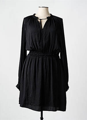 Rochie midi mâneci lungi mâneci lungi negru SALSA femeie