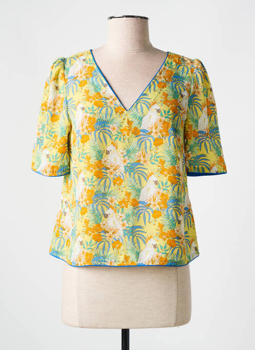 Top galben HIPPOCAMPE femeie