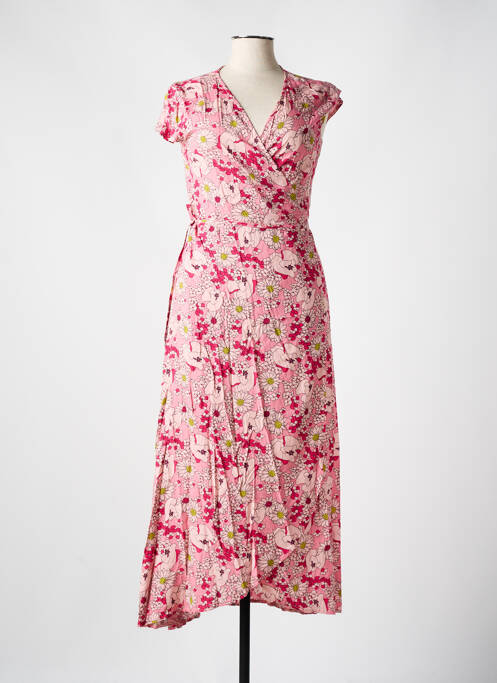 Rochie lungă roz HIPPOCAMPE femeie