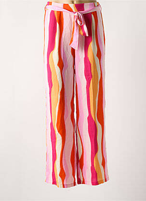 Pantalon larg roz VERO MODA femeie