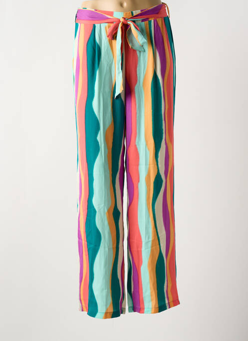 Pantalon larg verde VERO MODA femeie