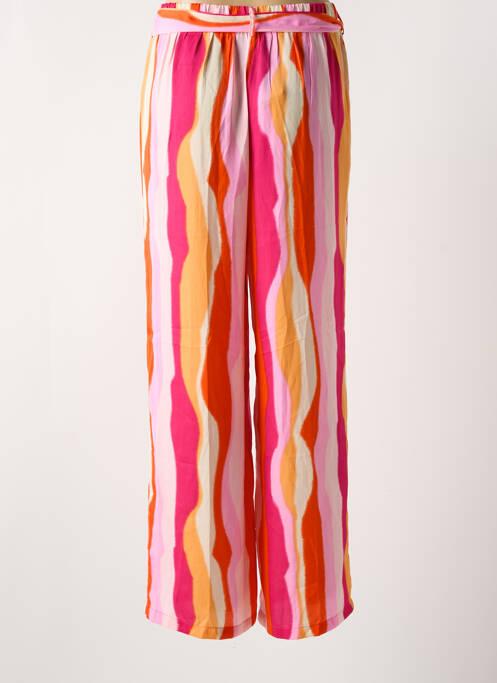 Pantalon larg roz VERO MODA femeie