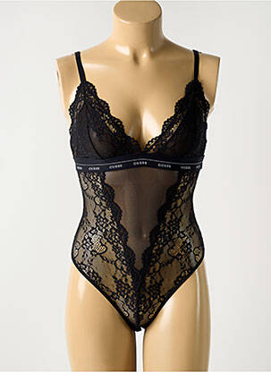 Body de lenjerie fără armatură negru GUESS femeie