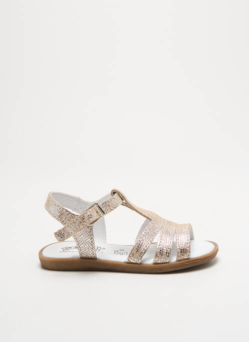 Sandale/Pantofi decupați argintiu BELLAMY fată
