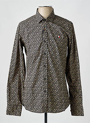 Cămașă cu mâneci lungi negru CAMBERABERO bărbat