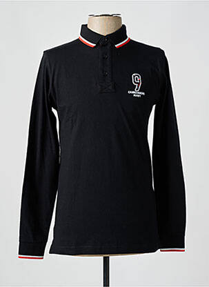 Polo mâneci lungi mâneci lungi negru CAMBERABERO bărbat