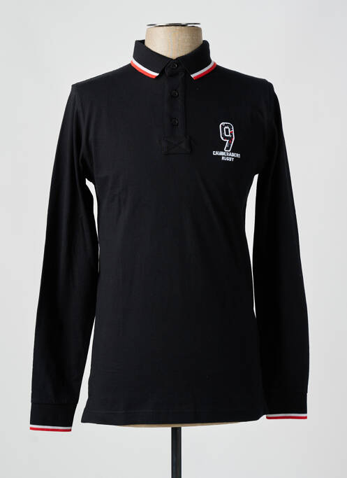 Polo negru CAMBERABERO bărbat