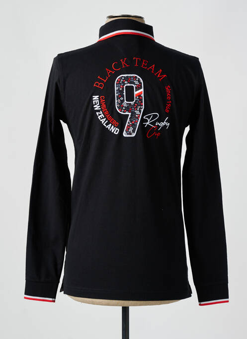 Polo negru CAMBERABERO bărbat