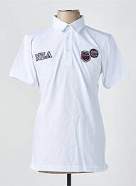 Tricou broderie mâneci scurte alb CAMBERABERO homme