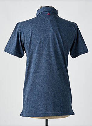 Tricou broderie mâneci scurte albastru CAMBERABERO bărbat