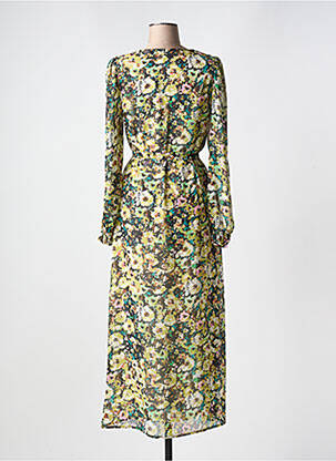 Rochie lungă mâneci lungi mâneci lungi verde VERO MODA femeie
