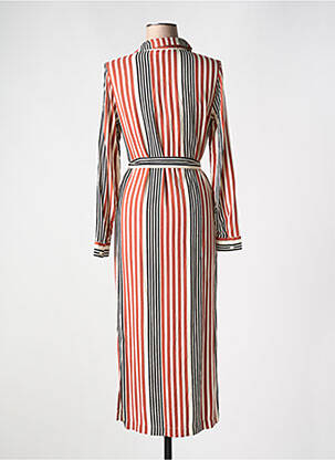 Rochie lungă mâneci lungi mâneci lungi maro VERO MODA femeie