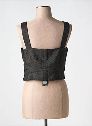 Top guler pătrat bretele subțiri negru VERO MODA femeie
