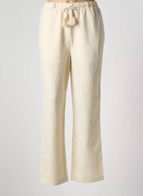 Pantalon drept auriu VERO MODA femeie