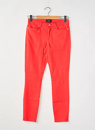 Pantalon slim țesătură poplin mărime normală roșu VERO MODA femeie