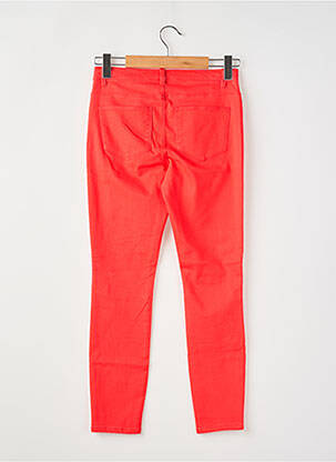 Pantalon slim țesătură poplin mărime normală roșu VERO MODA femeie