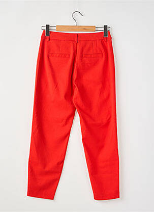 Pantalon 7/8 țesătură poplin mărime normală roșu VERO MODA femeie
