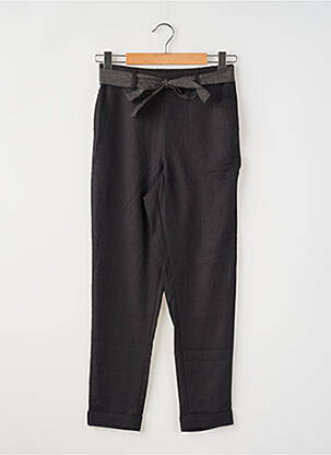 Pantalon slim țesătură poplin mărime normală negru VERO MODA femeie
