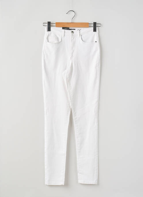 Pantalon slim alb VERO MODA femeie