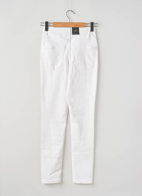 Pantalon slim alb VERO MODA femeie