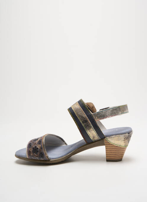 Sandale/Pantofi decupați gri LAURA VITA femeie