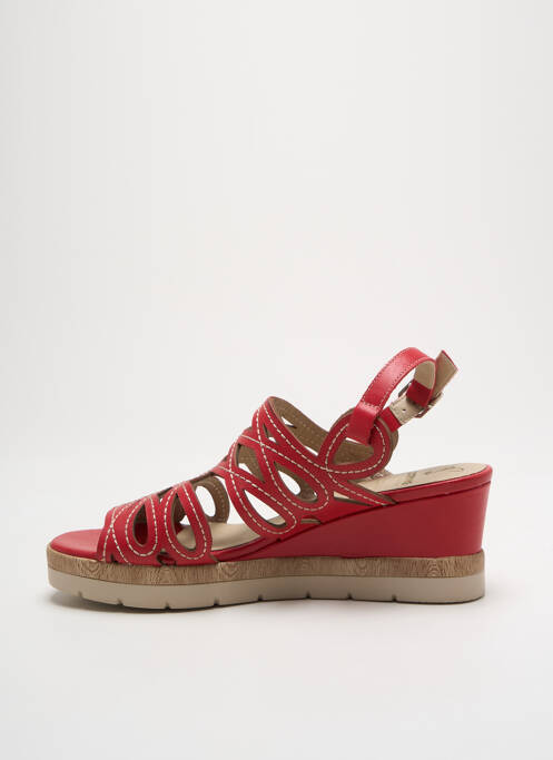 Sandale/Pantofi decupați roșu DORKING femeie