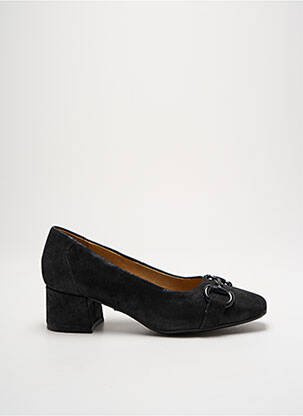 Pantofi cu toc țesătură satinată toc de 4 la 6 cm negru CAPRICE femeie